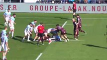 TOP 14 - Essai de Arnaud ERBINARTEGARAY (AB) - Aviron Bayonnais - Union Bordeaux-Bègles