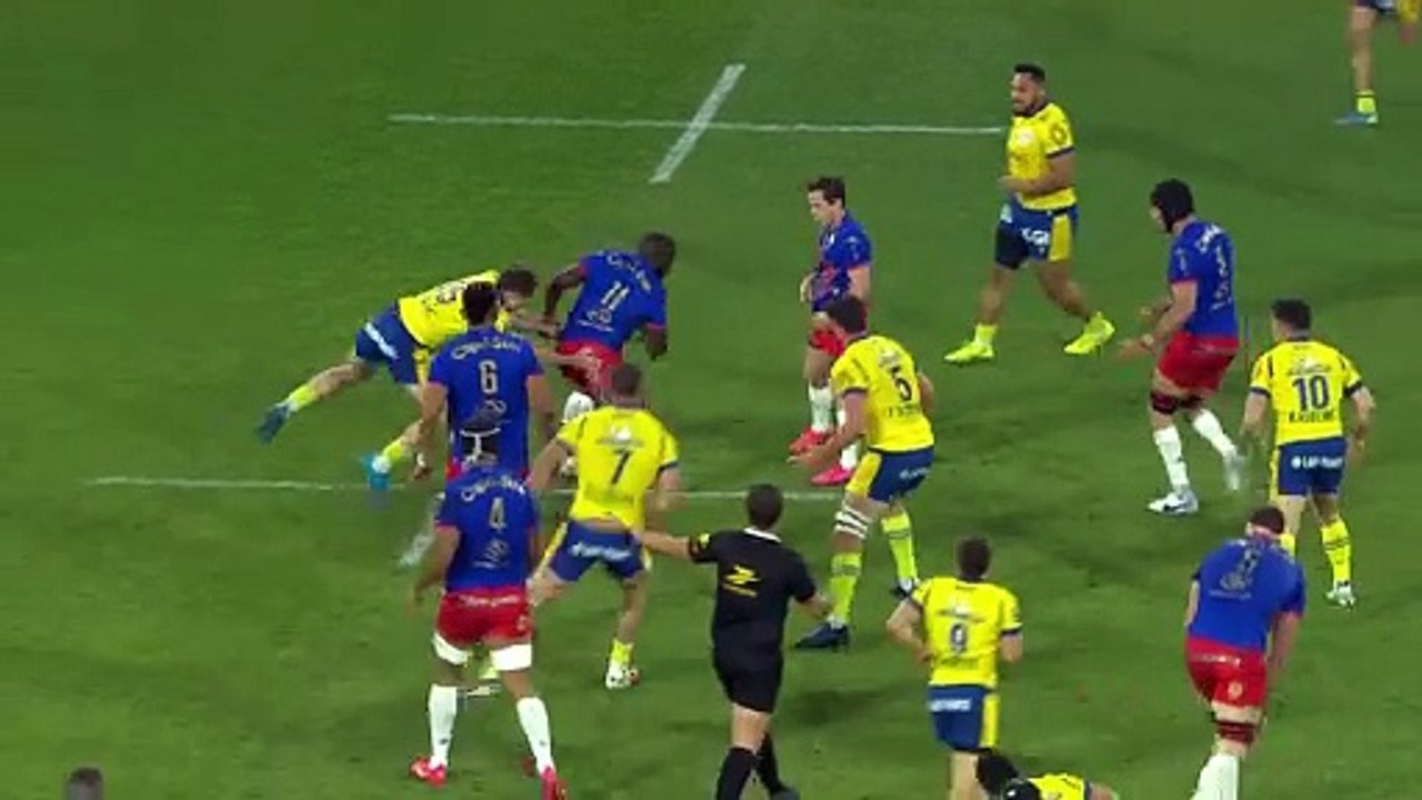 TOP 14 - Essai de Jérémy WARD (SFP) - ASM Clermont - Stade Français Paris