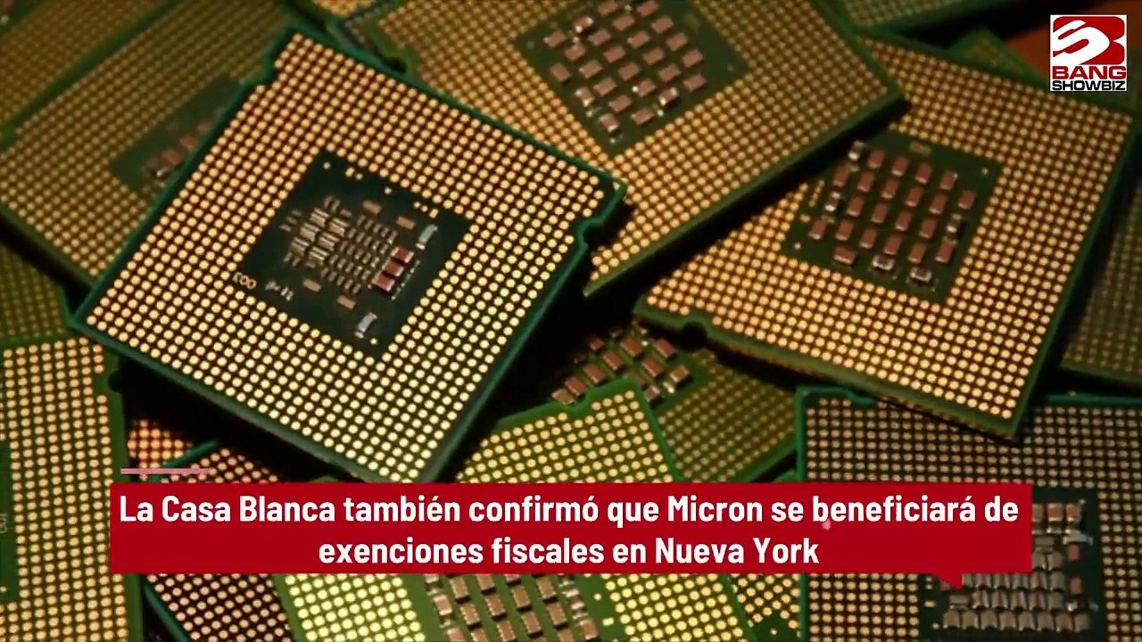 Concede Joe Biden a la empresa estadounidense de chips Micron Technology una financiación de 6 mil 140 millones de dólares para fabricar chips