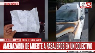 Violencia narco en Rosario: quemaron 13 autos y dejaron amenazas contra Bullrich y Pullaro