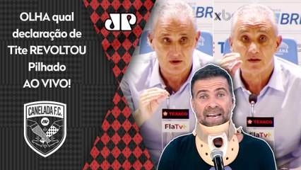 "Cara, é ASSUSTADOR o Tite FALAR que..." OLHA essa RESPOSTA que foi DETONADA por Pilhado no Flamengo