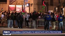 การประท้วงยังคงดำเนินต่อไปที่มหาวิทยาลัยโคลัมเบีย  #Columbia University  #CEASEFIRENOW  #Israel #Palestine