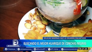¡Huarique en Gamarra se vuelve viral! Largas colas para disfrutar de ceviche de conchas negras