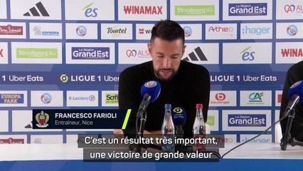 Nice - Farioli : “Très heureux de la réaction, un résultat précieux”