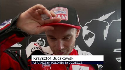 Krzysztof Buczkowski po meczu Abramczyk Polonia - Orzeł Łódź