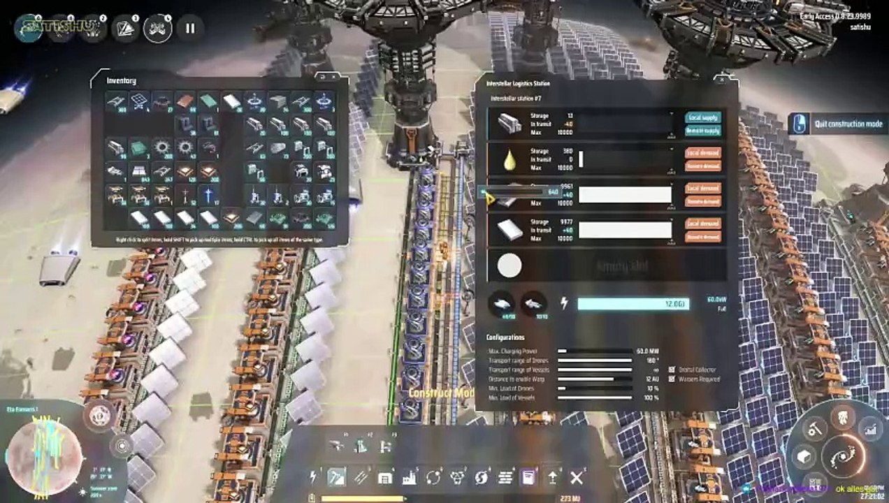 Den Strom des Dyson-Schwarm nutzen. | Dyson Sphere Program | Ep. 83