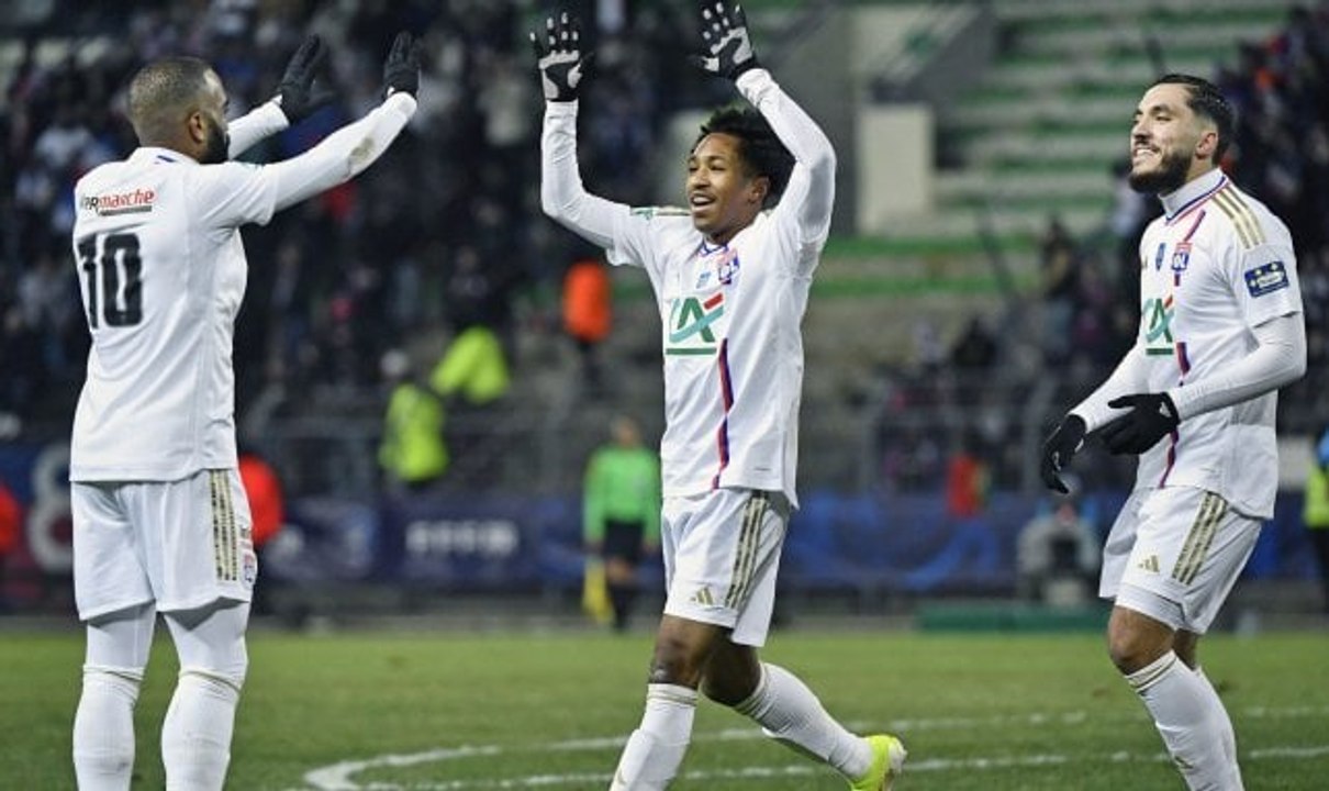 La satisfaction de Malick Fofana suite à son but crucial contre Monaco.