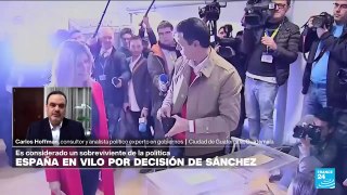 Carlos Hoffman: 'Pedro Sánchez atraviesa un momento débil de su historia en el Gobierno español'