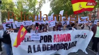 Nuevo fracaso de la izquierda en Madrid: 2.000 personas en la marcha pro-Sánchez