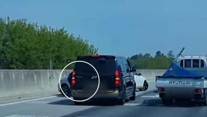 난폭운전 후 도주...타이어에 실탄 쏴 검거 / YTN