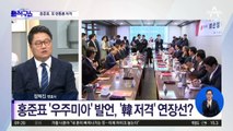 홍준표 ‘우주미아’ 발언, ‘韓 저격’ 연장선?