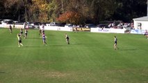 BFNL: Maryborough's Fraser Russell kicks one of his side's two goals against Gisborne