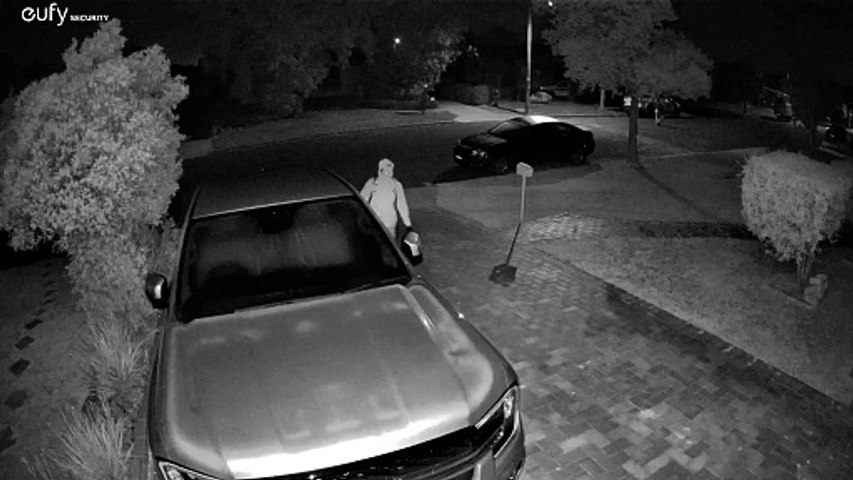 WATCH: Further footage posted online of a man peering into cars