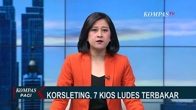 Diduga Korsleting, 7 Kios di Papua Selatan Ludes Terbakar