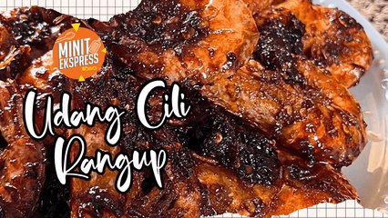 Resipi Udang Cili Rangup Menu Mudah Gerenti Sedap