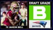 TE Jaheim Bell Drafted with Pick 213 | Patriots Draft Reaction w/ Taylor Kyles
