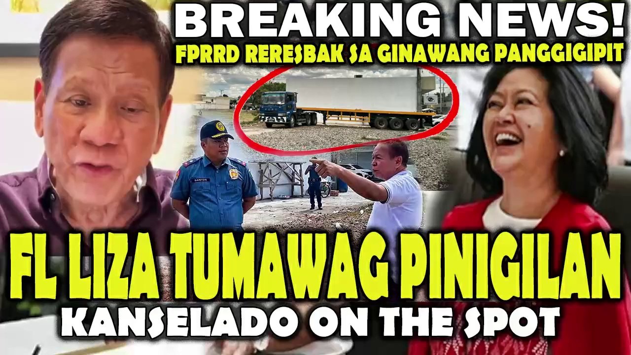 FL Liza TUMAWAG MAISUG kanselado na! FPRRD RERESBAK Hinarang at Ginipit ang mga organizer.