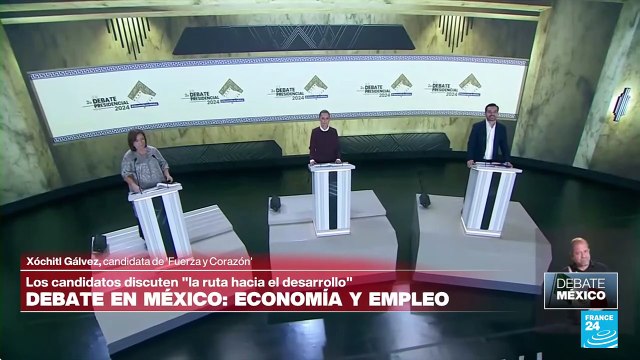 Los candidatos mexicanos presentan sus propuestas en crecimiento económico empleo e inflación