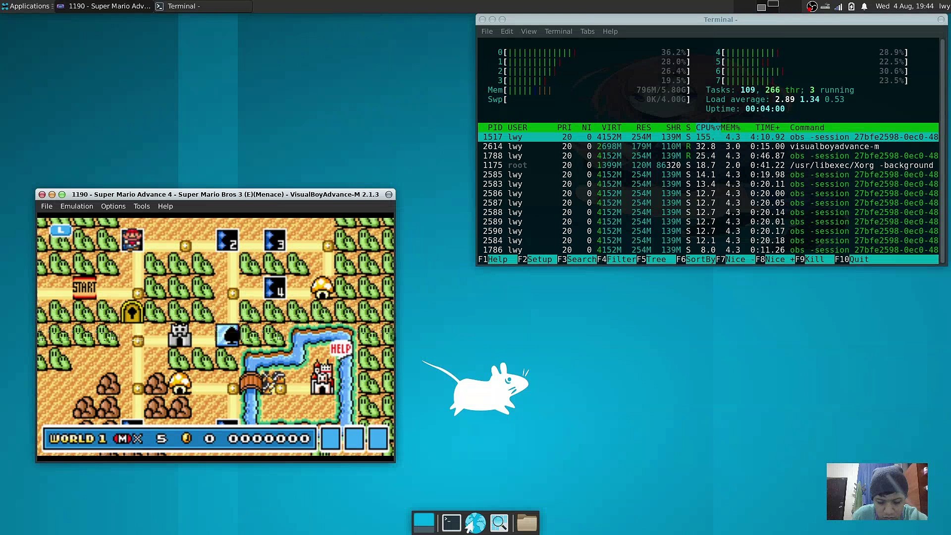 Gaming Super Nintendo with VBA