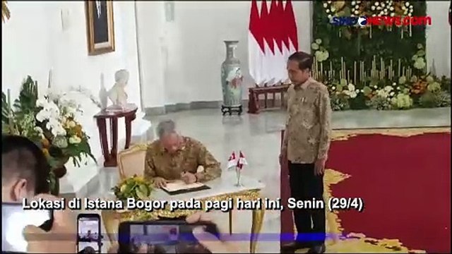 Presiden Jokowi Terima Kunjungan PM Singapura Lee Hsien Loong di Istana Bogor