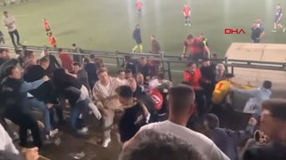 Bursa’da futbol turnuvasında taraftarlar kavga etti