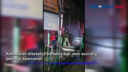Bengkel Motor di Kawasan Cilangkap Terbakar, Pemilik Rugi Ratusan Juta