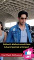 Sidharth Malhotra and Kiara Advani Spotted at Airport