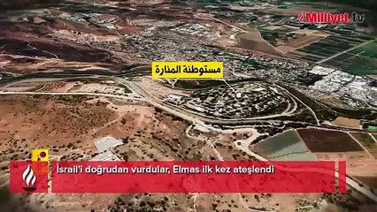 İsrail'i doğrudan vurdular, Elmas ilk kez ateşlendi