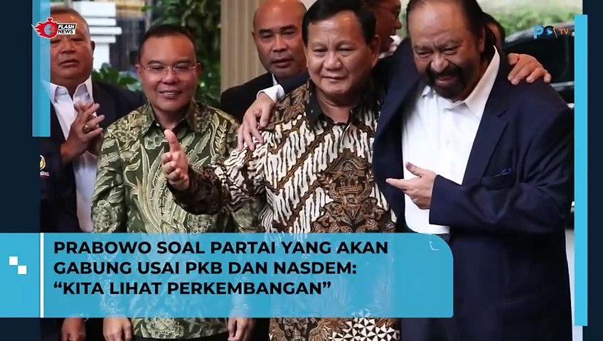 Prabowo Masih Menanti Partai yang Mau Bergabung Pada 2024