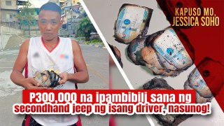 P300,000 na ipambibili sana ng secondhand jeep ng isang driver, nasunog! | Kapuso Mo, Jessica Soho