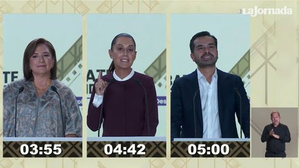 Debate presidencial: En disputa, dos modelos de país, afirman Sheinbaum y Gálvez