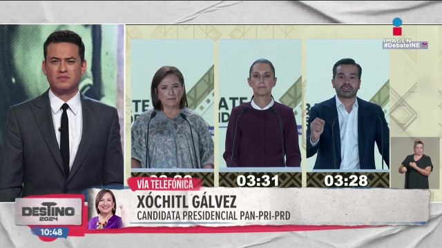 Ganamos el debate, no tengo ninguna duda: Xóchitl Gálvez
