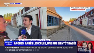 Arques (Pas-de-Calais): une rue bientôt rasée après les inondations de cet hiver