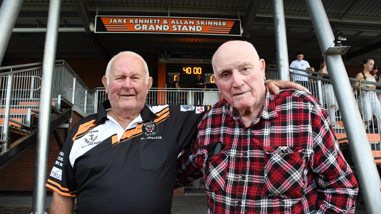 Jake Kennett Allan Skinner grandstand