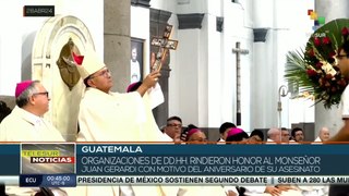 En Guatemala, conmemoran 26 años del martirio de Monseñor Juan José Gerardi