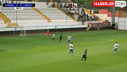 Tüm Türkiye bu maçı konuşuyor! Ankaraspor-Nazilli Belediyespor karşılaşmasında şut bile atılmadı