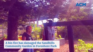 Sandhills garden fire - Newcastle Herald