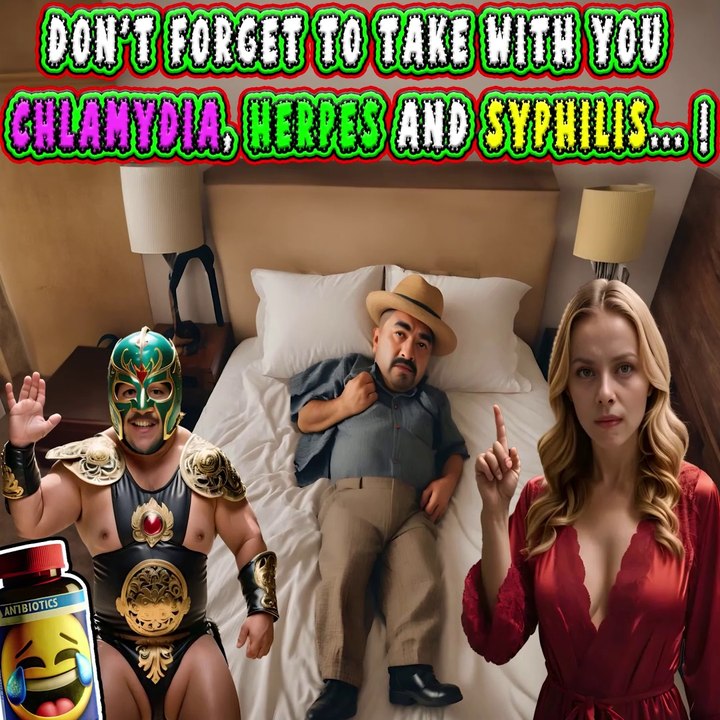 Don’t forget to take with you Chlamydia, Herpes and Syphilis... !