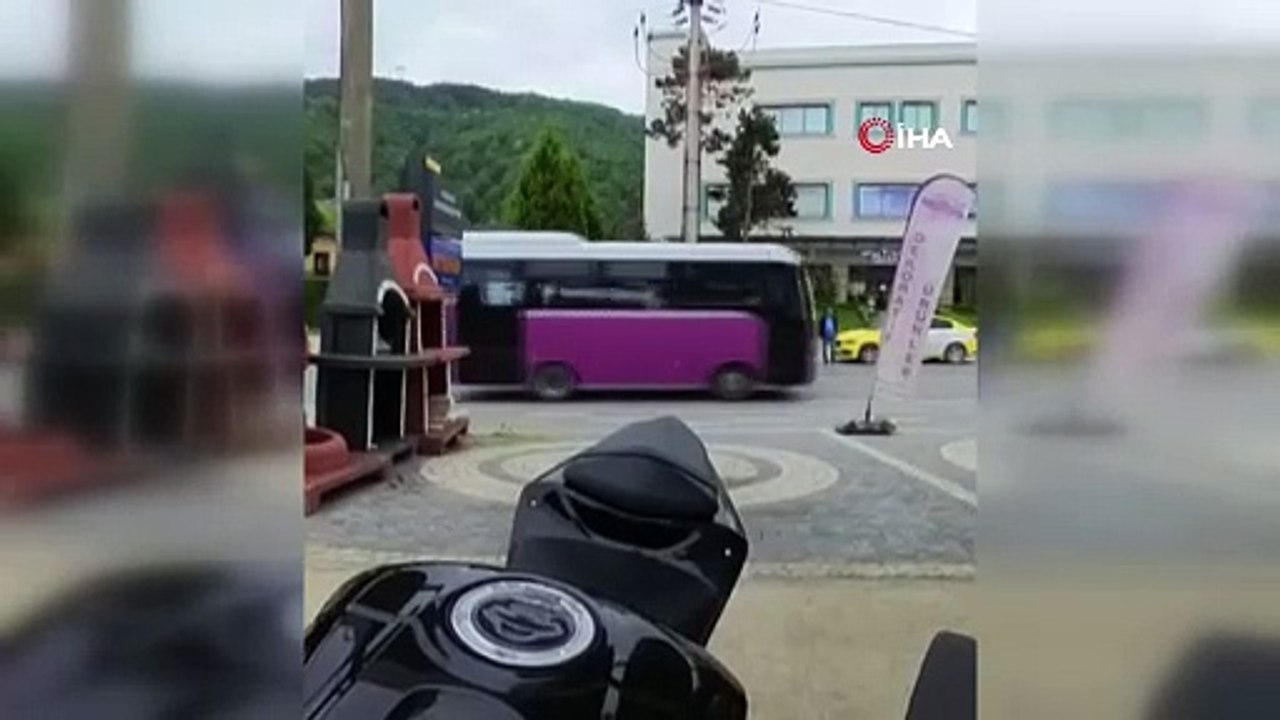 Spor salonuna giderken ölümden döndü