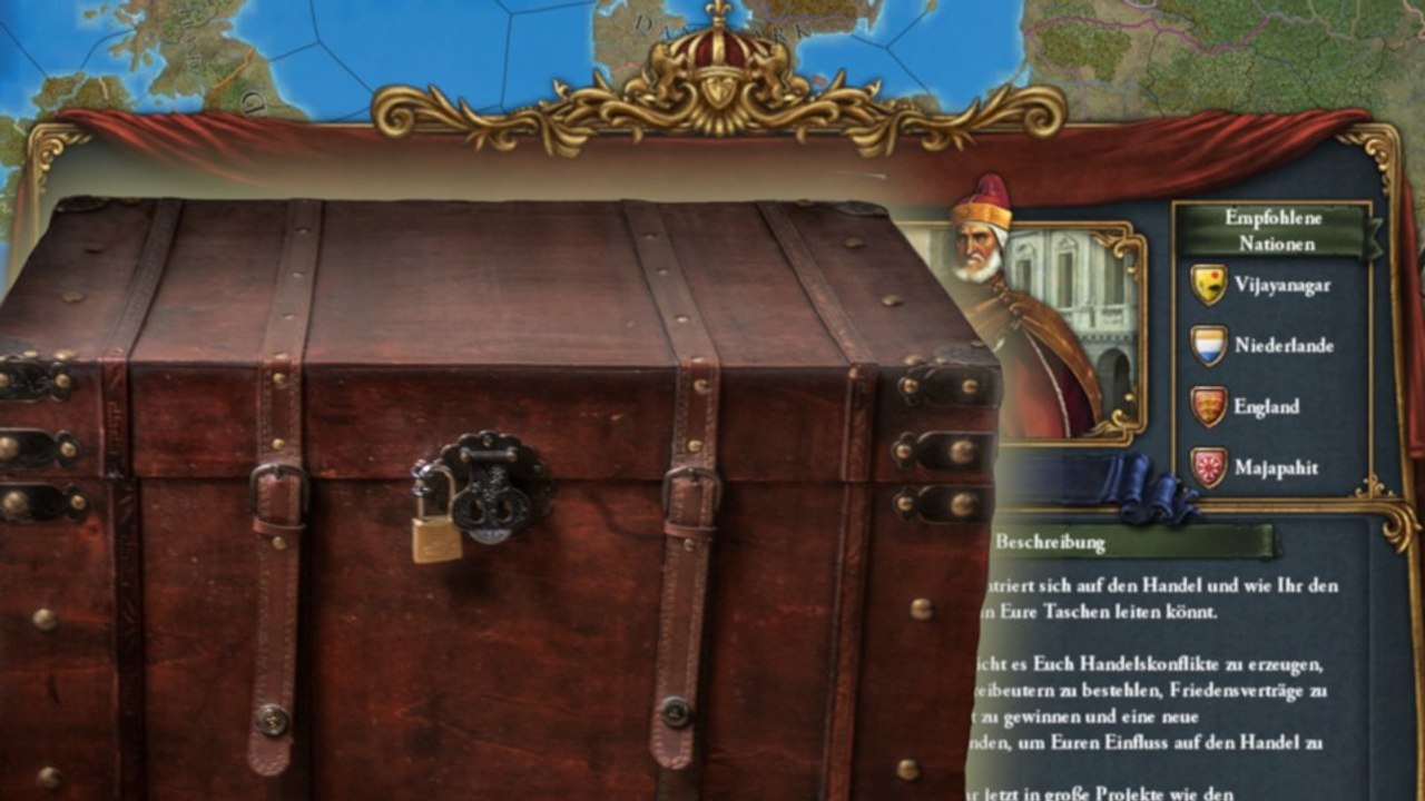 Europa Universalis 4: Das Hauptmenü strotzt nur so vor DLCs dank Paradox-Abo
