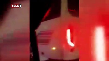 Canını hiçe saydı trafikte tek tekerler üzerinde gitti