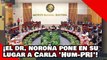 ¡VEAN! ¡el Dr. Noroña pone en su lugar a Carla ‘Hum-pri’ por usar los debates para ayudar a Xóchitl!