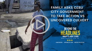 Family Asks Cebu City Government To Take Action Vs Uncovered Culvert