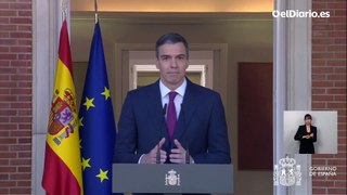 Comparecencia completa de Sánchez en la que anuncia su continuidad al frente del Gobierno