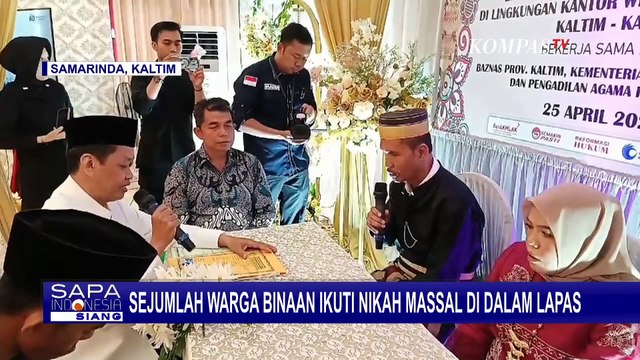 Kegiatan Isbat Nikah dan Nikah Massal Digelar di Dalam Lapas Kelas II-A Samarinda