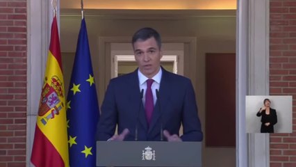 El grito que se ha escuchado en Moncloa nada más decir Pedro Sánchez que no se va