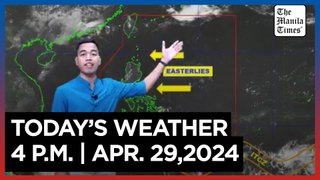 Today's Weather, 4 P.M. | Apr. 29, 2024