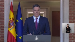 Pedro Sánchez sigue como presidente - COMPARECENCIA ÍNTEGRA