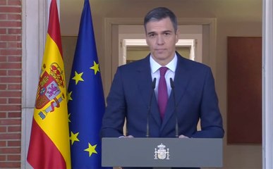 Discurso completo de Sánchez para anunciar su decisión de no dimitir