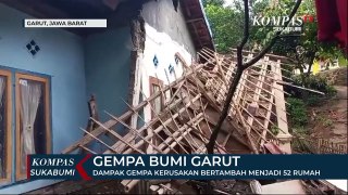 Dampak Gempa Bumi Garut Kerusakan Bertambah Menjadi 52 Rumah